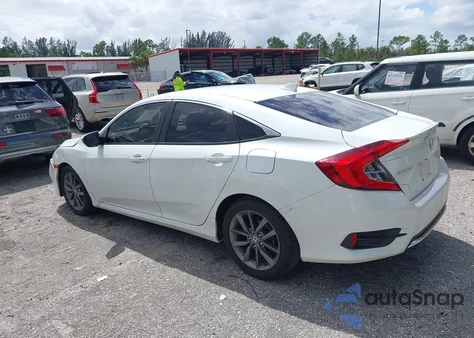 2019 Honda Civic Ex z USA, uszkodzony, nr VIN 19XFC1F3XKE008707